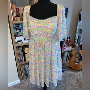 Pastel Sequin Party Dress 🧁🧁